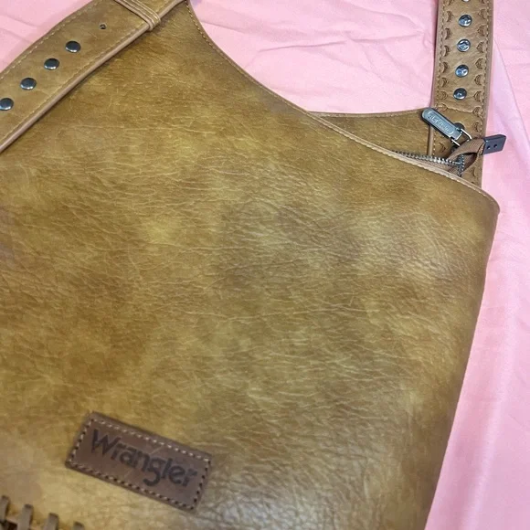 Wrangler Brown Fringe Women's Backpack - Picture 3 of 4